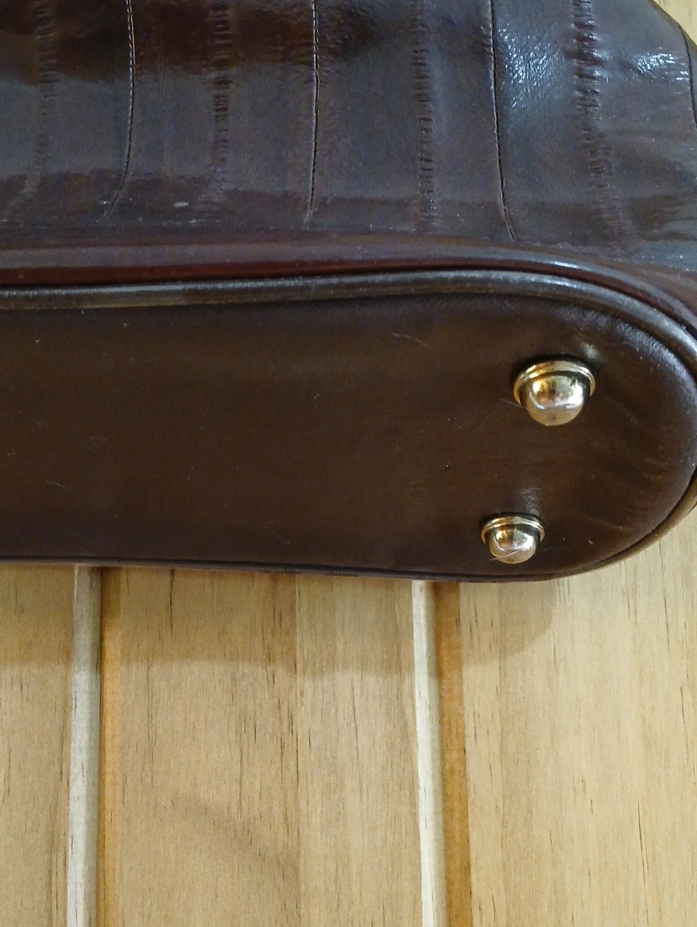 Vintage Eel Skin Doctors Bag Purse